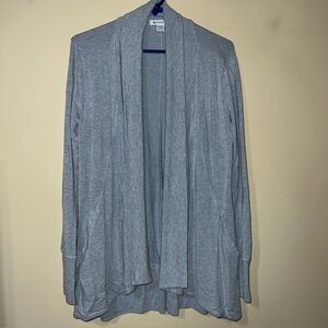 Athleta Pranayama Wrap Cardigan Sweater Medium Light Blue